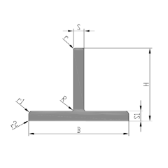 T-profile With Radius