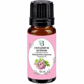 Essential oil of Geranium bourbon (Pelargonium asperum) 10 ml.