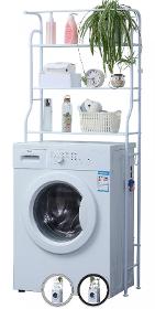 Herzberg HG-03299:Washing Machine Storage Shelf with Towel