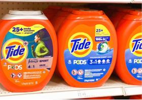 Tide PODS Liquid Laundry Detergent Pacs Spring Meadow, 156 c