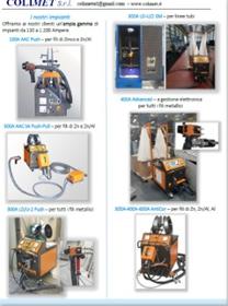 Arc spray metallization equipment