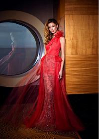 Foxy - red evening dress