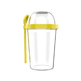Zweikell Capsule Yellow Bpa-free 550 Ml Food Carrying Container
