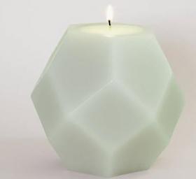 Scented candle Poli - green