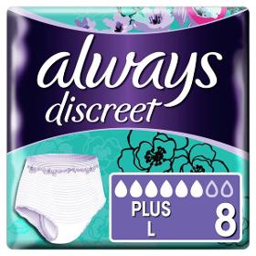 ALWAYS DISCREET PANTS (8) L