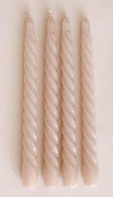 Taper candles Blossom - beige