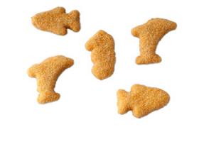 Breaded & pre-fried Fish Figures