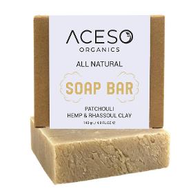 Patchouli Hemp and Rhassoul Clay Soap 140gr