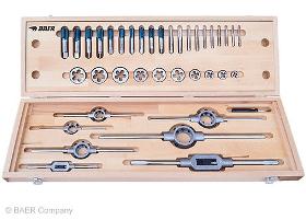 HAND Taps, Dies, Tools Set in HSSG, for through & blind holes M 5-12