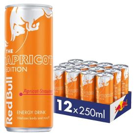 Red Bull Apricot & Strawberry Edition Energy Drink 12x 250ml