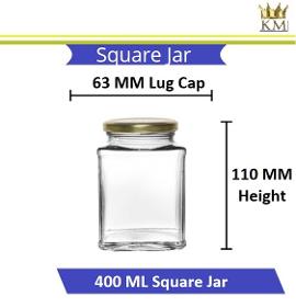 Square Jar Glass