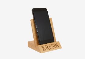 Beech wood phone stand - a stylish and functional accessory