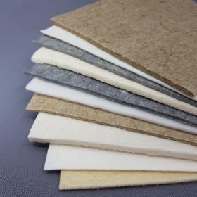 Natural fiber felt 