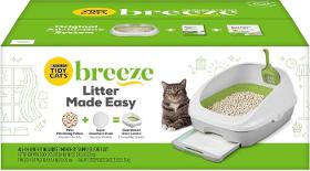 Purina Tidy Cats Breeze Cat Litter Box Starter Kit, Absorben