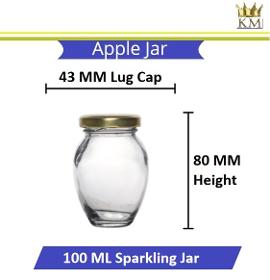 Apple Glass Jar