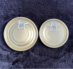 Easy open end tin can lid