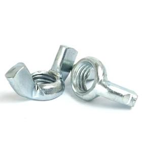 M5 - 5mm Wing Nuts Butterfly Nuts Bright Zinc Plated Grade 4