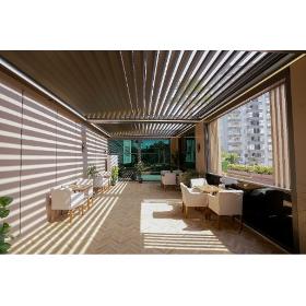 Integrated Roof System with LED Lighting for Outdoor Spaces