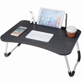 Herzberg HG-04173: Foldable Lap Desk with Cup and Tablet Holder