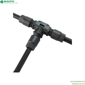 1500VDC Solar Mini T Branch Connector IP67 Waterproof