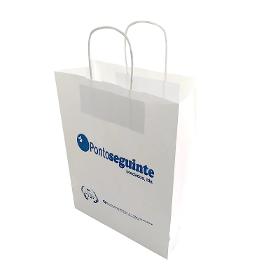 Kraft paper bag with twisted handle, economic range