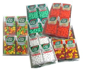 Tic tac different flavors