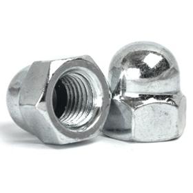 M14 - 14mm Dome Nuts Hex Head Cap Nut Bright Zinc Plated Gra