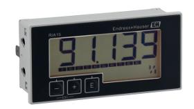 RIA15 Loop-powered indicator for 4…20 mA or HART® signals