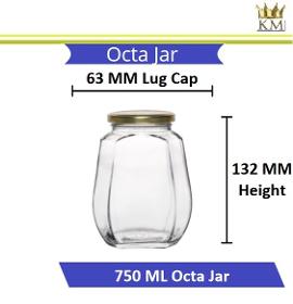 Octa Jar Glass