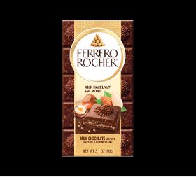 Ferrero Rocher Milk Chocolate Bar with Almond 90g