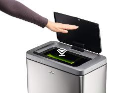 Waste bins with sensor by DURABLE, DURABLE