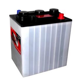 Tubular plate light traction batteries