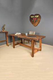 Solid walnut table