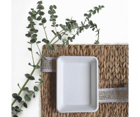 BIO Compostable rectangular plate (tray) 19 x 15 cm - 50 pcs