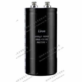 Liron LHRX 105 centigrade screw terminal aluminum electrolytic capacitor