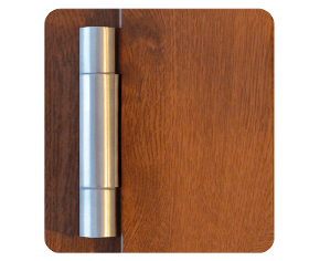 Residential door hinges