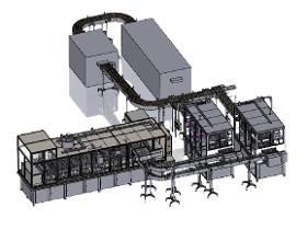 Collecting Robot on Tray