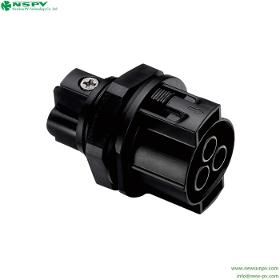PV AC Connector Waterproof 500V Solar Inverter Connector