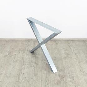 Welded hot dip galvanized X shape steel legs for tables