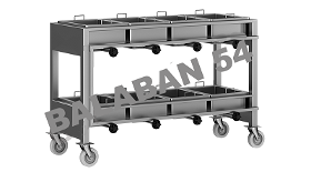 CREAM PROCESS TROLLEY