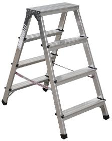 Double Domestic Aluminium Stepladder