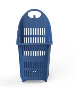 Superbond: 91-liter single-piece rolling basket 