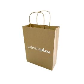 Kraft paper bag with twisted handle, economic range