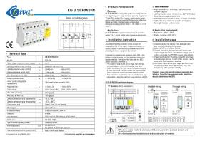 B TYPE PARAFUDR MODEL NO: LG B 50 RM/3+N