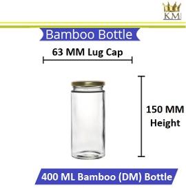 Bamboo Glass Jar