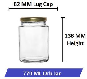 Orb Jar Glass