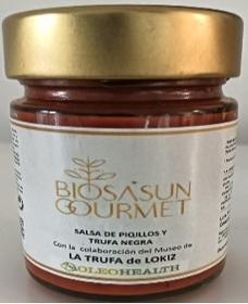 Organic piquillo pepper sauce with truffle 100 g, 200 g