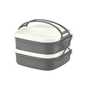 Herzberg 2-Layer Tetra Lunch Box