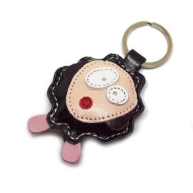 Leather Keychain Black Sheep