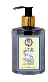 Organic Olive Oil Liquid Soap Alacati Lavender 250 ml Plastic Bottle